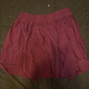 Elegant Burgundy Women's Skirt